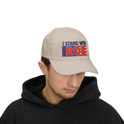 Patriotic Flag - I Stand With Rob Embroidered Classic Ballcap