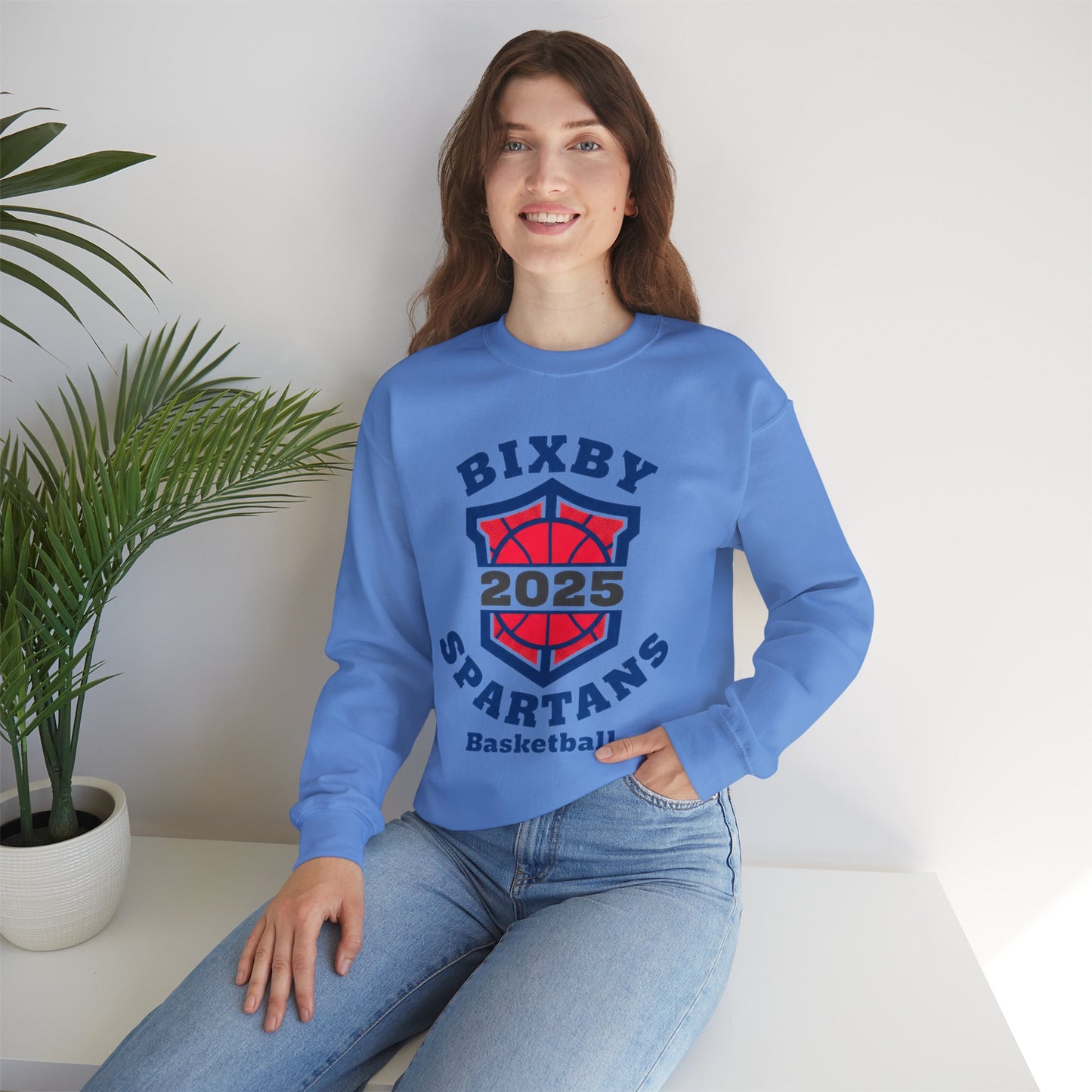 Bixby Spartans Basketball Gildan Sweatshirt