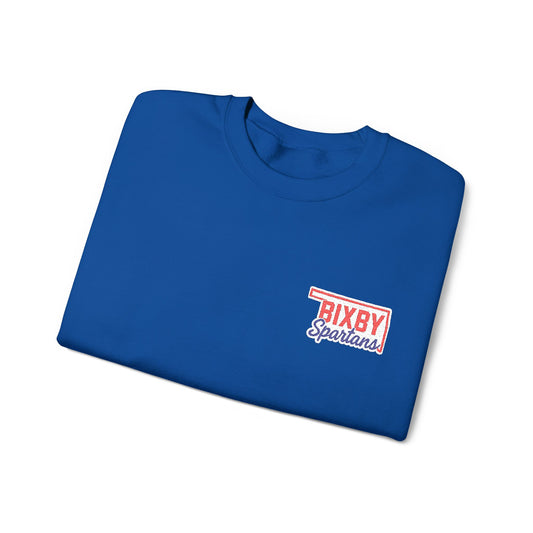 Bixby OK Spartans Embroidered Gildan Sweatshirt