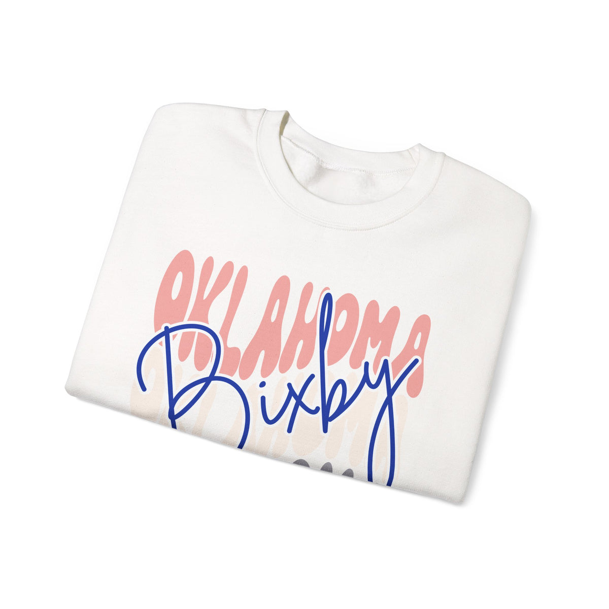 Bixby Spartans Custom City Name Oklahoma Script Sweatshirt
