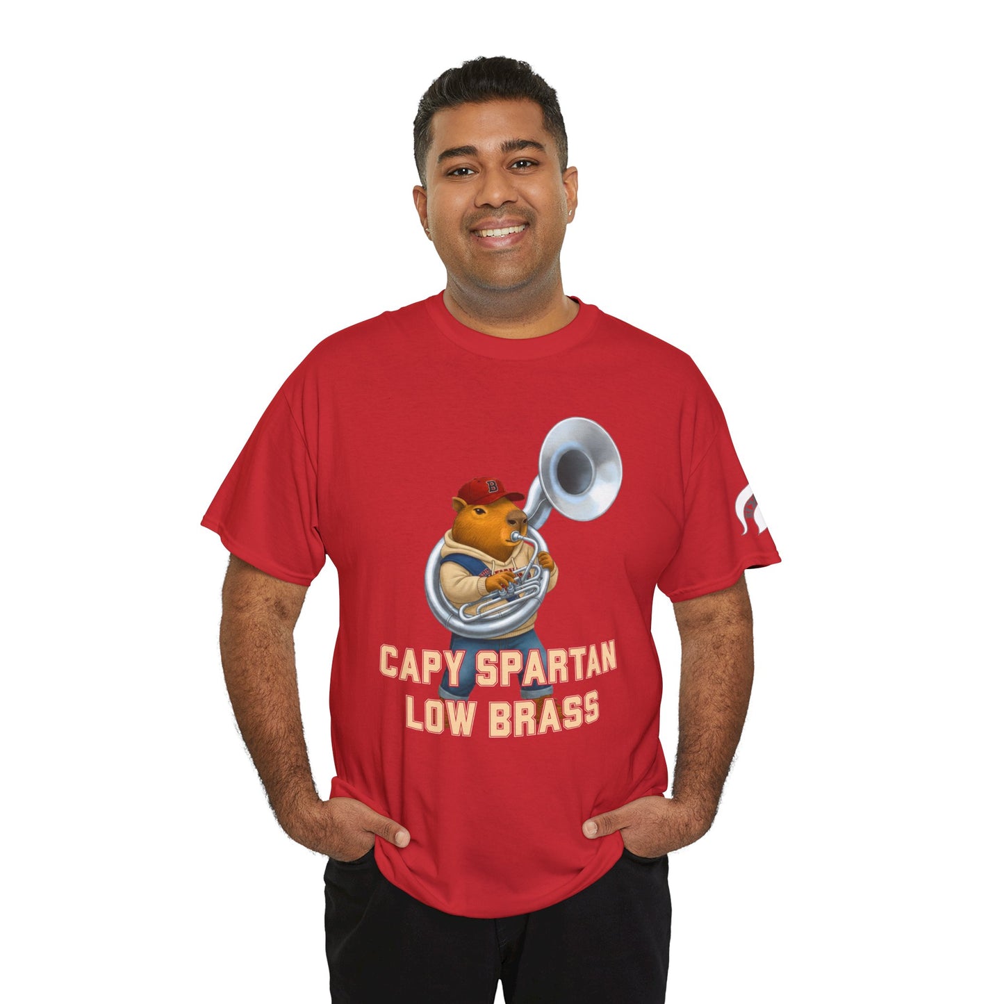 Capy Spartan Low Brass Gildan Tee