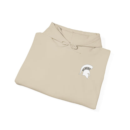 Bixby Spartans OK White Spartan Logo Hoodie