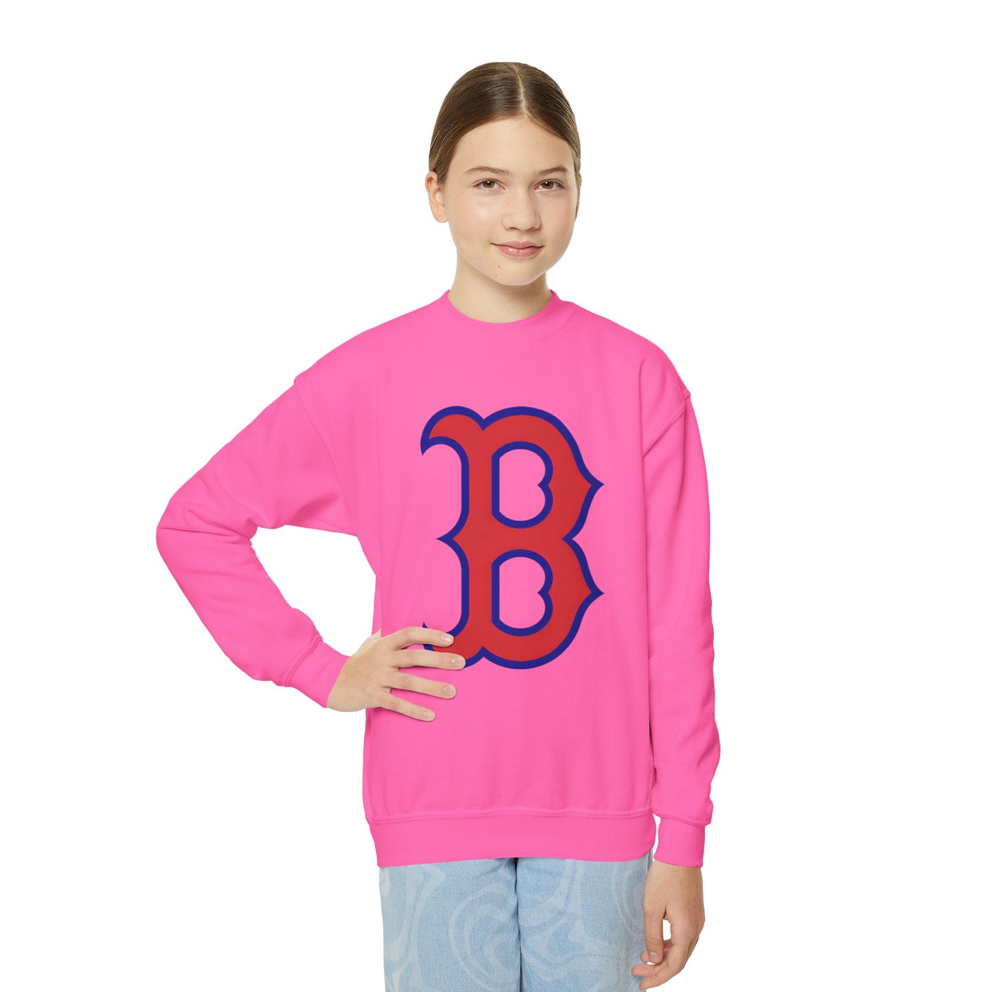 Bixby "B" Retro Logo Youth Gildan Sweatshirt