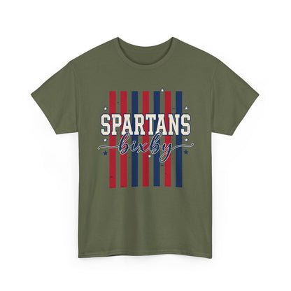 Bixby Spartan Patriotic Gildan Tee