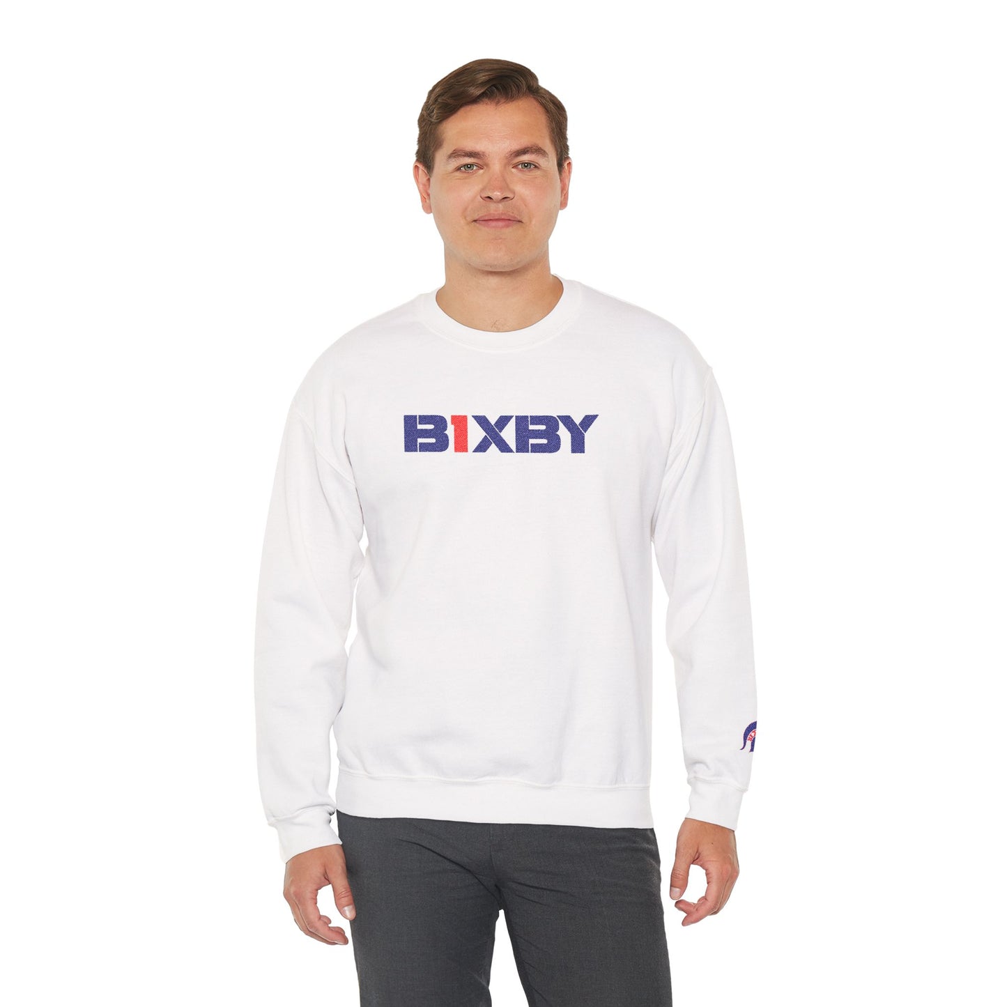B1XBY Undeniable Embroidered with Wrist Logo Gildan Sweatshirt
