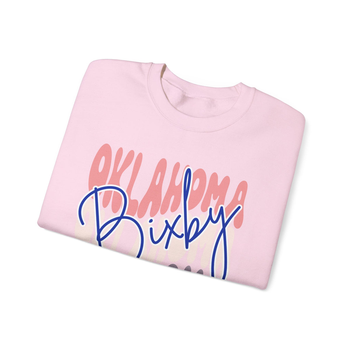 Bixby Spartans Custom City Name Oklahoma Script Sweatshirt