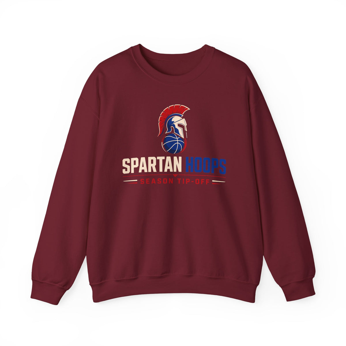 Bixby Spartans Hoops - Season Tip-Off Basketball Pullover Sweatshirt