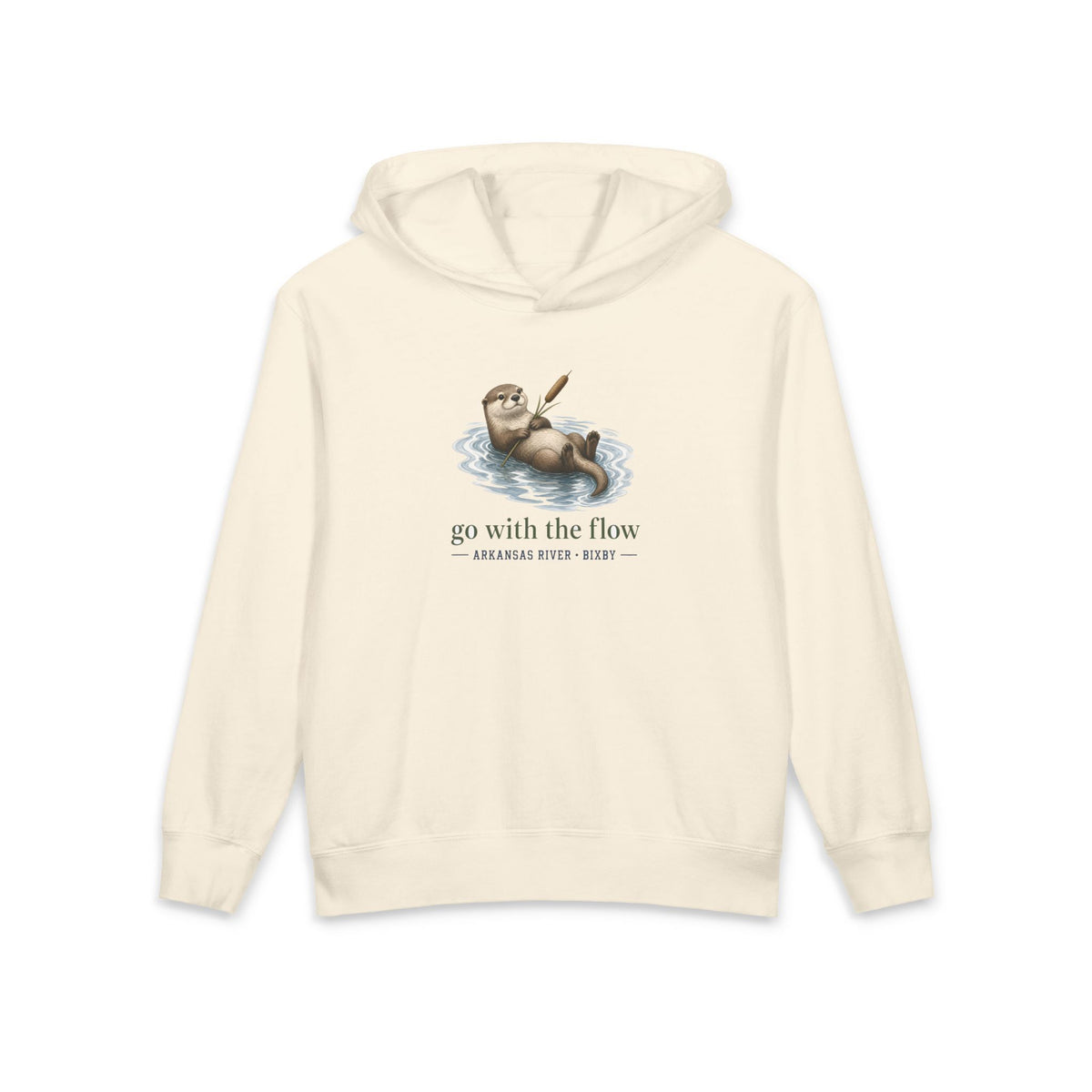 Go With the Flow Otter Youth Hoodie
