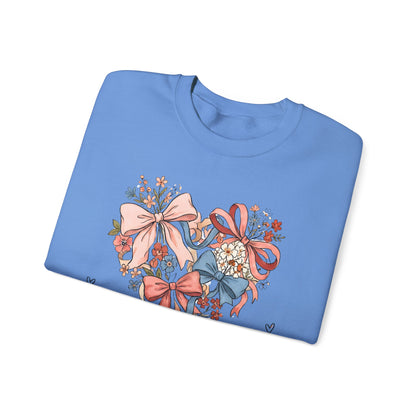 Spartans Have My Heart Floral Gildan Sweatshirt