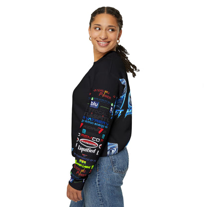 Megawatt EV RV Crewneck Sweatshirt — Electric Motorhome Graphic