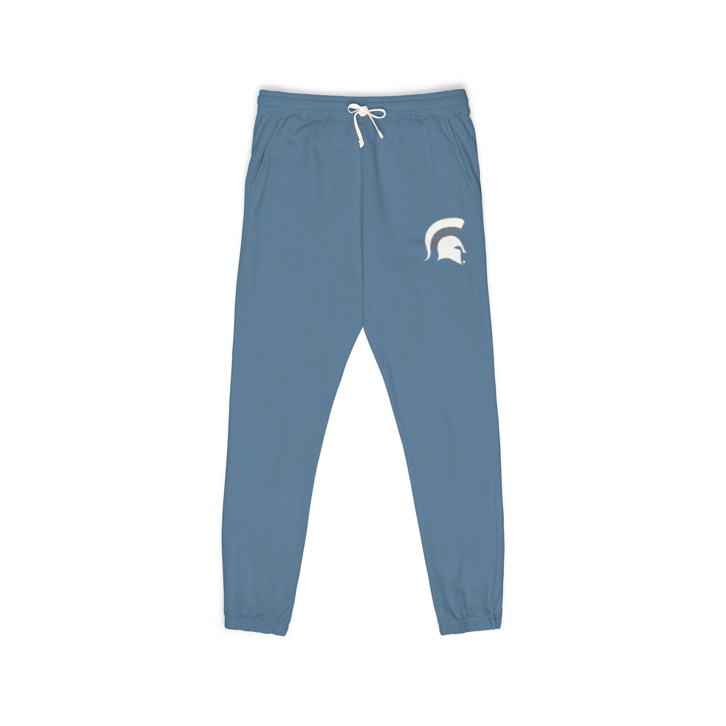 Spartan White Logo Premium Comfort Colors Sweatpants