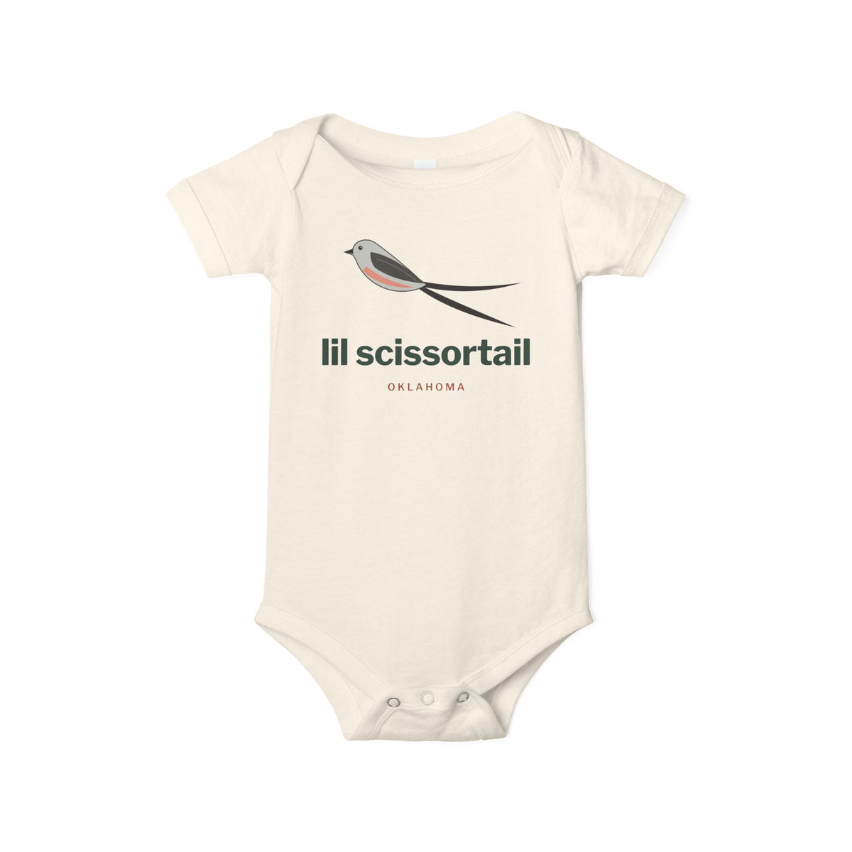 lil scissortail Oklahoma Baby Bodysuit