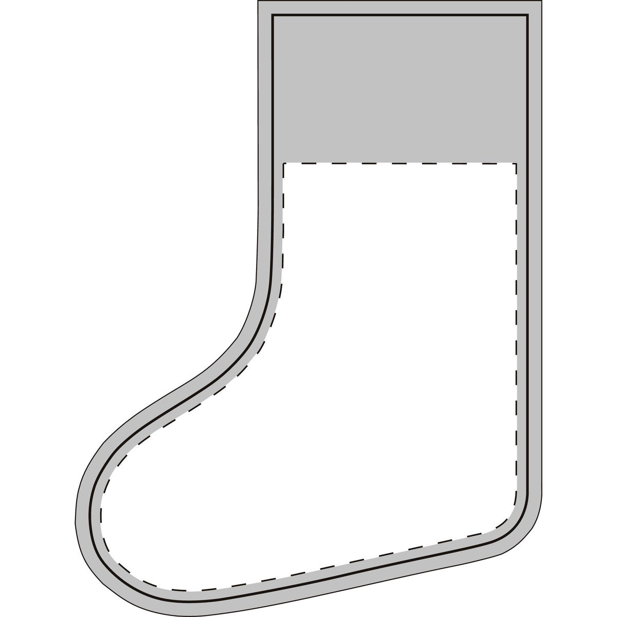 Merry & Bright from Bixby Linen Christmas Stocking