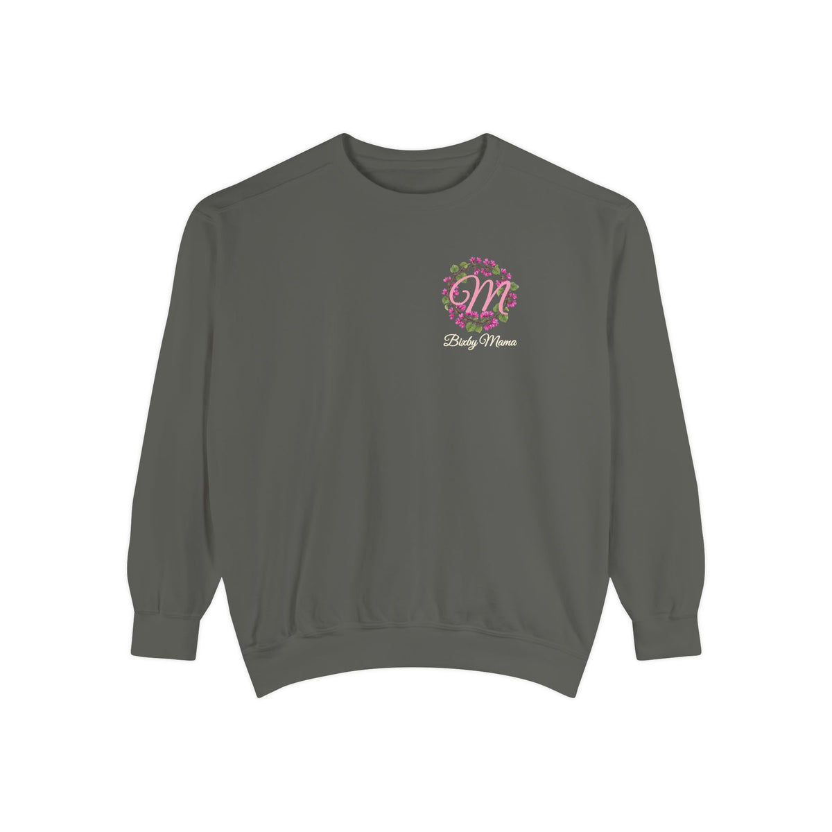 Bixby Mama Sweatshirt in Pepper, front view