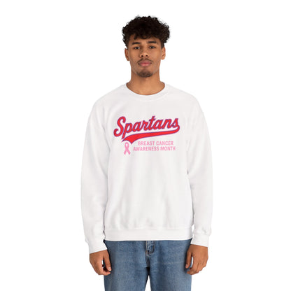 Spartans Breast Cancer Awareness Gildan Sweatshirt