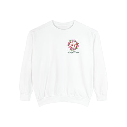 Bixby Mama Sweatshirt in White, front view