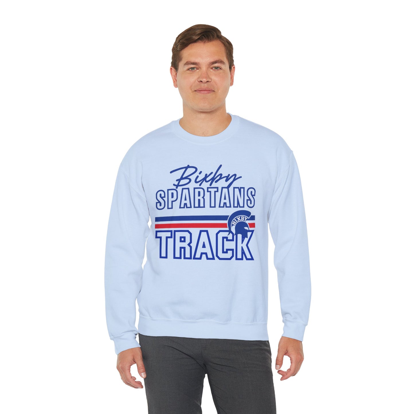 Bixby Spartans Track Gildan Sweatshirt