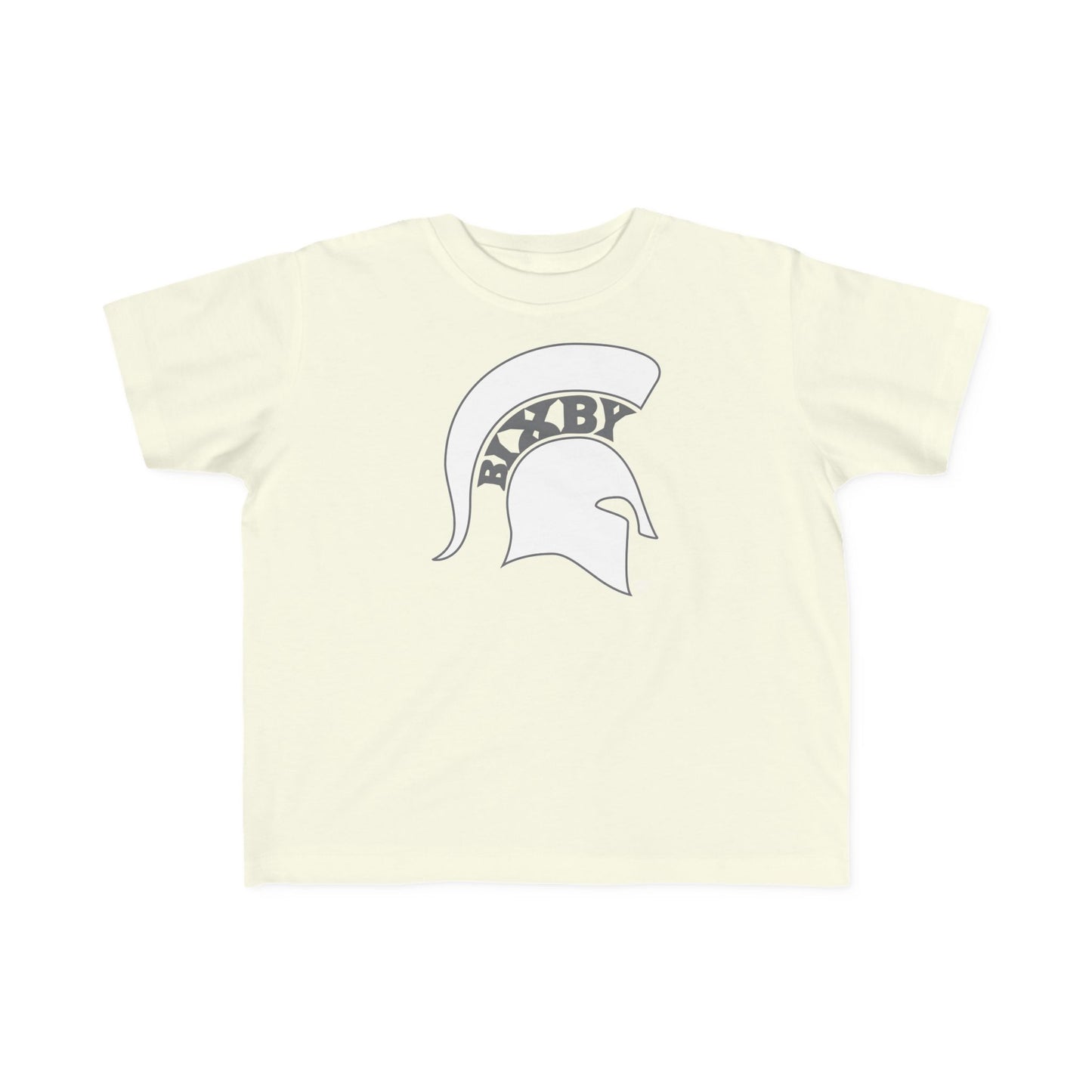 Spartan White Logo Rabbit Skins Toddler Tee