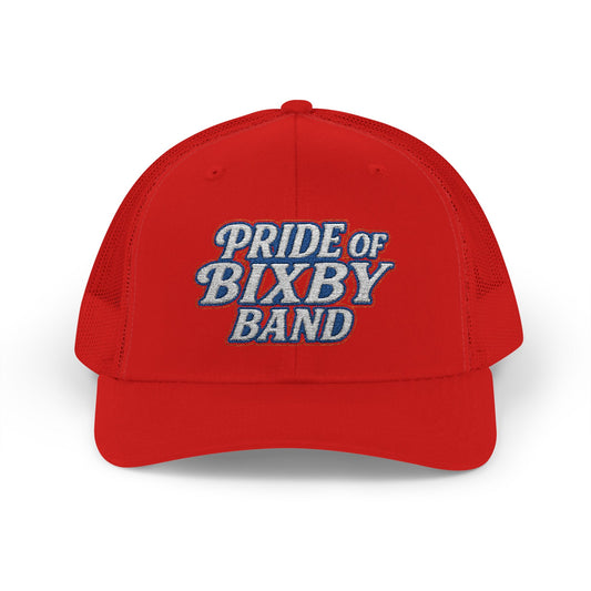 Pride of Bixby Band Embroidered Trucker Snapback
