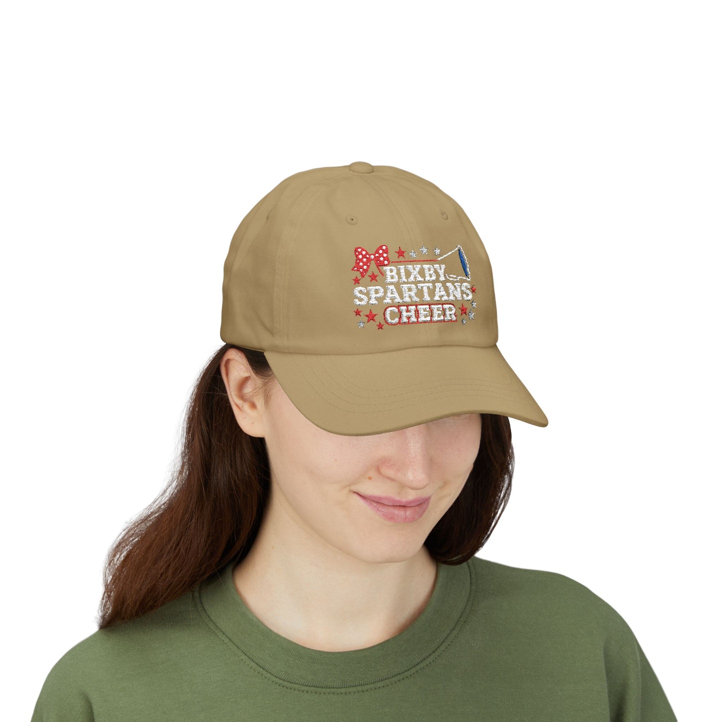 Bixby Spartans Cheer Embroidered Classic Ballcap
