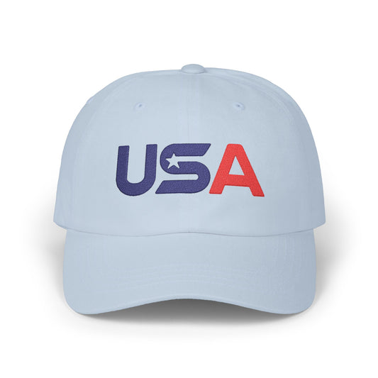 Patriotic USA Embroidered Classic Ballcap