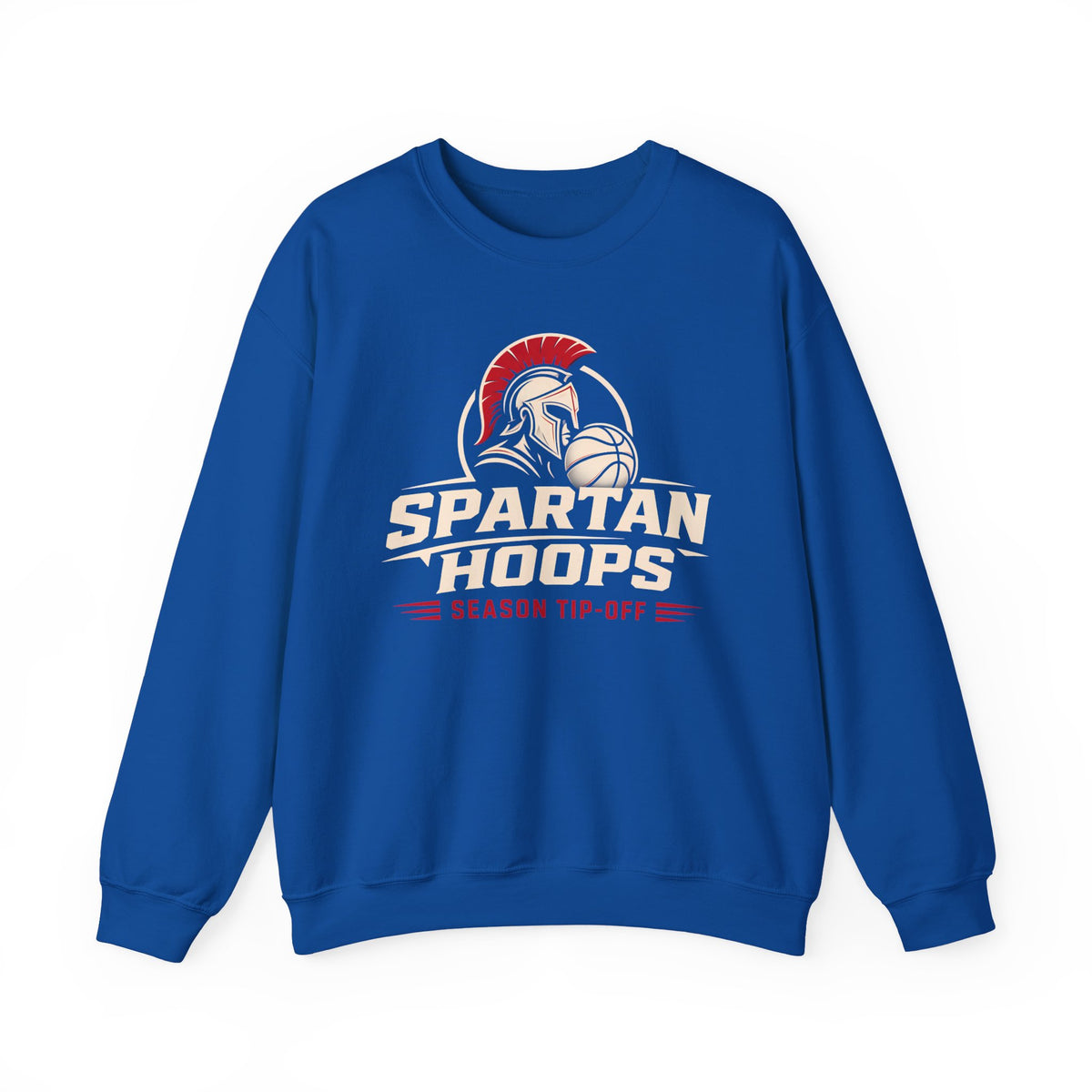 Bixby Spartans Hoops - Season Tip-Off Basketball Pullover Sweatshirt