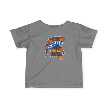 Bixby Spartans Pumpkin Patch Helmet Infant Tee – Baby Fall Pumpkin Shirt