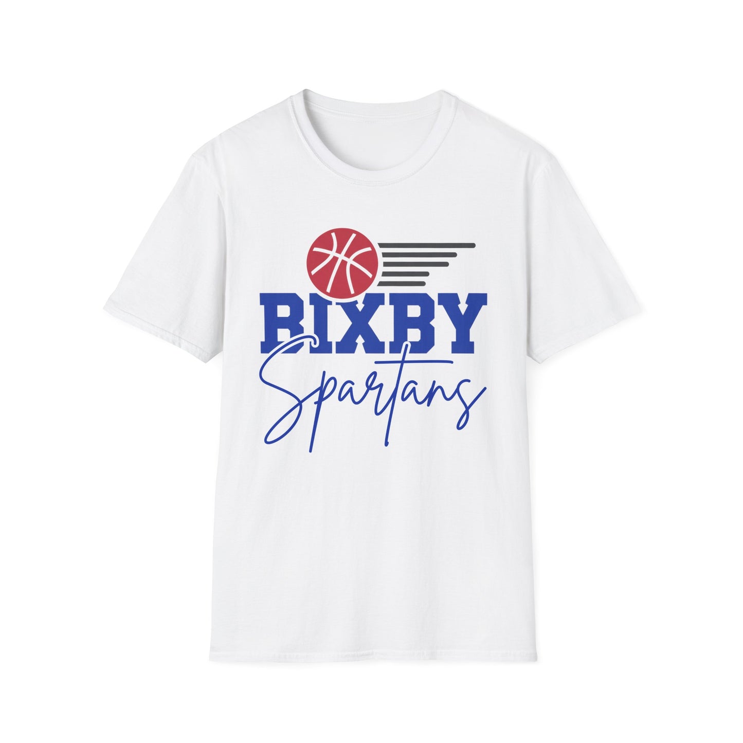 Bixby Spartans Basketball Softstyle Gildan Tee