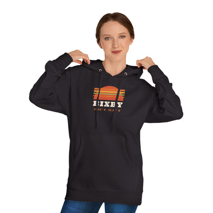 Retro Sunset Coordinates Hoodie