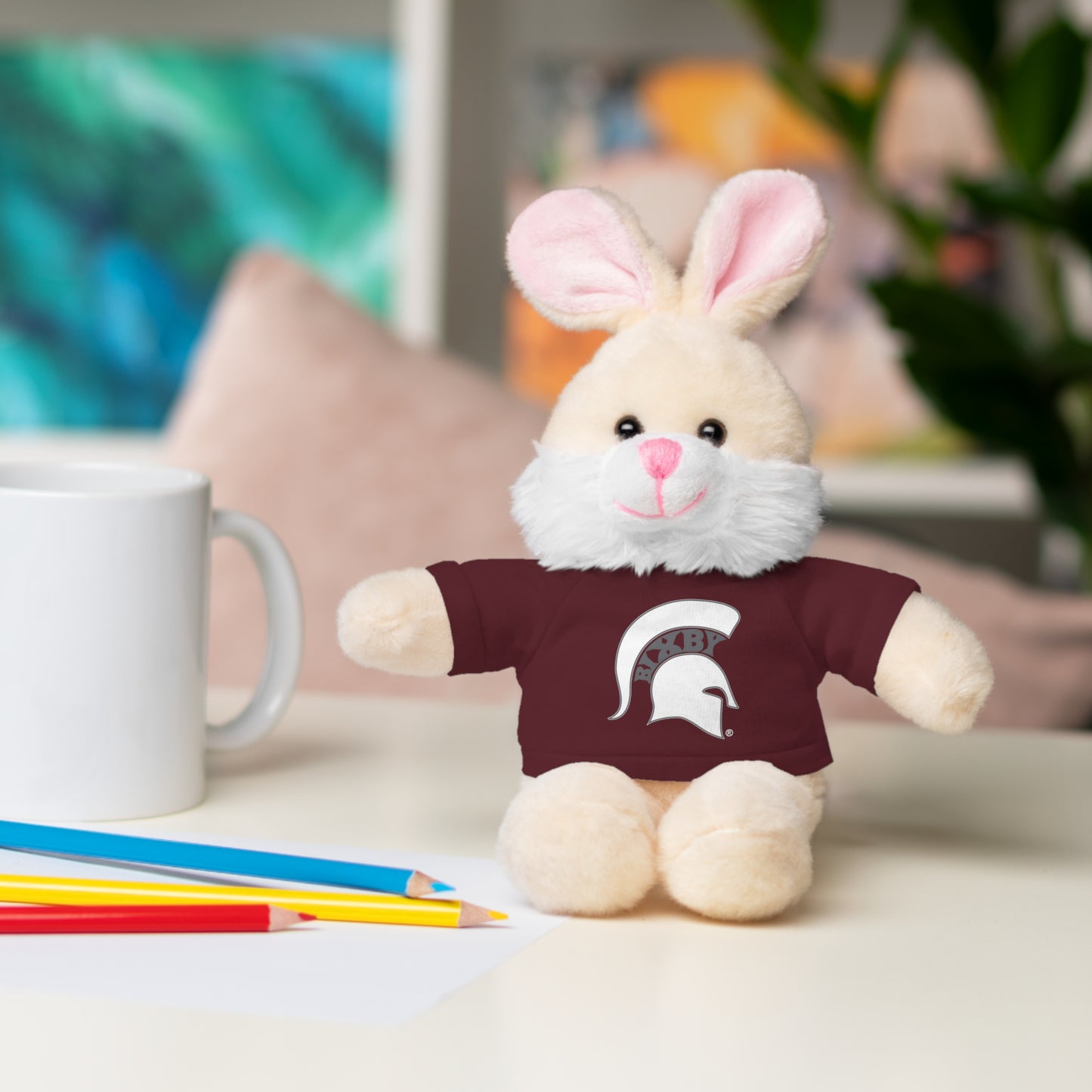 Spartan Stuffed Animal Logo