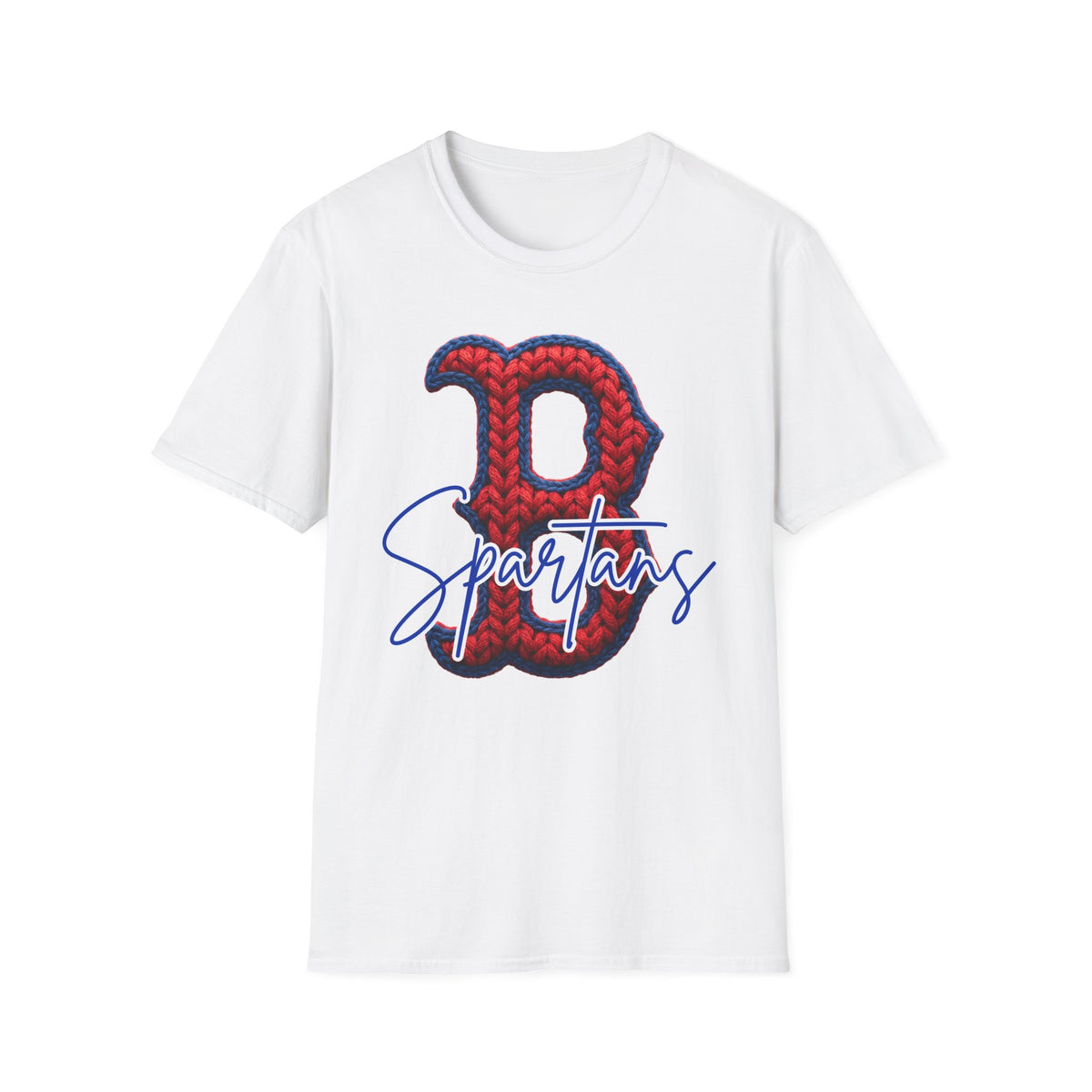 Bixby Spartans Script 'B' Logo Softsyle Tee