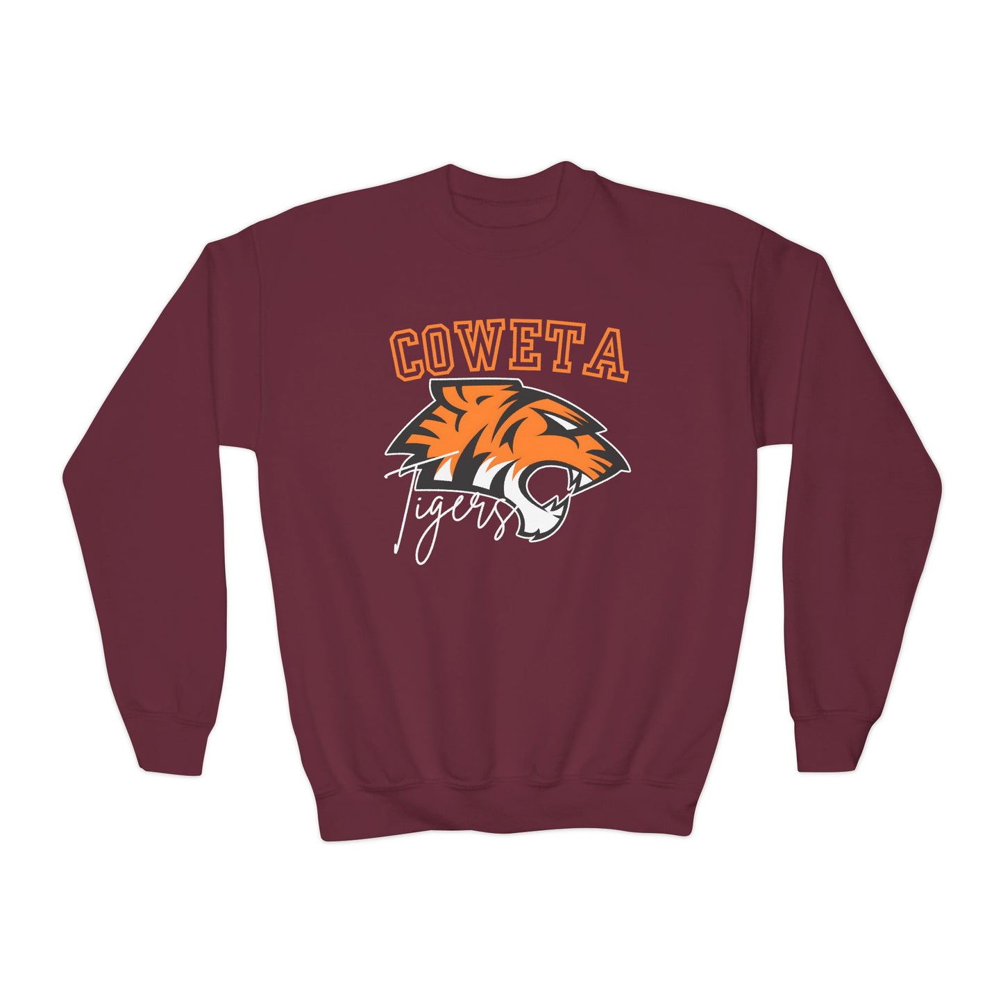 Coweta Tigers Youth Crewneck Gildan Sweatshirt