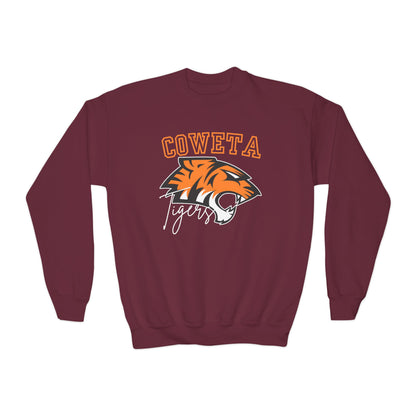Coweta Tigers Youth Crewneck Gildan Sweatshirt