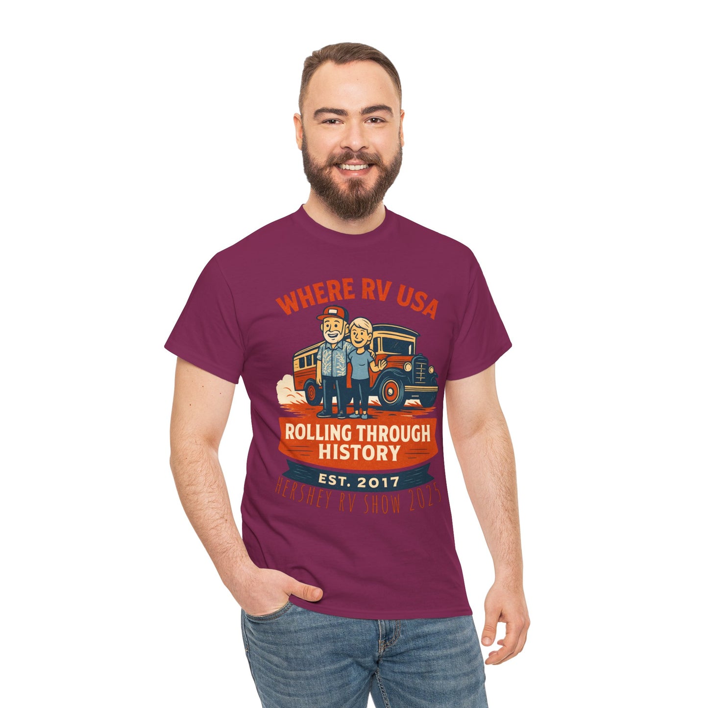 Where RV USA Rolling Through History Limited Edition Tee