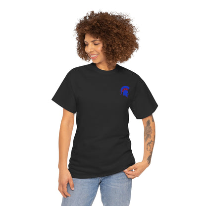 Spartan Blue Logo Gildan Tee