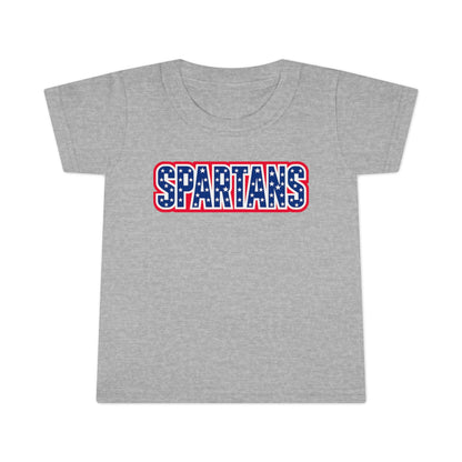 Spartans Patriotic Toddler Gildan Tee