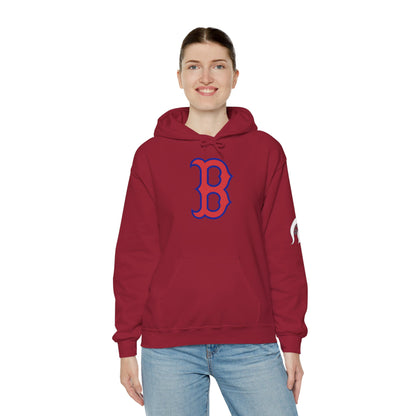 Bixby Spartans 'B' Logo With Sleeve Spartan Hoodie