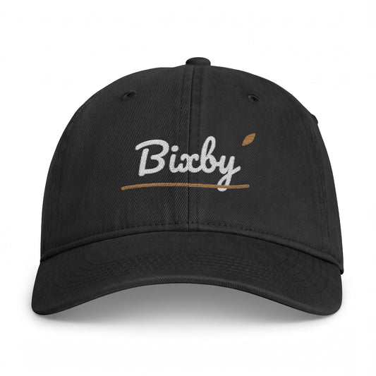 Bixby Garden Script Comfort Colors Washed Dad Cap