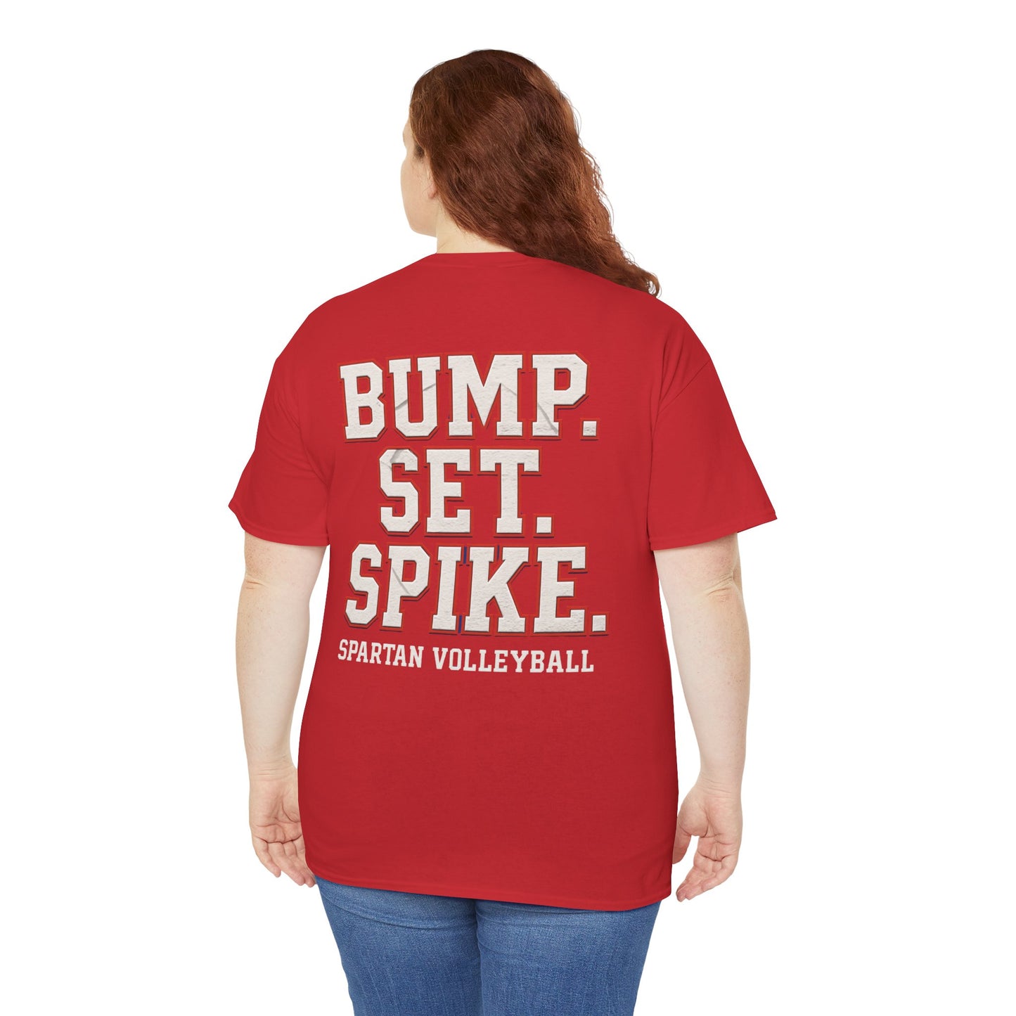 Bump. Set. Spike. Spartan Volleyball Gildan Tee