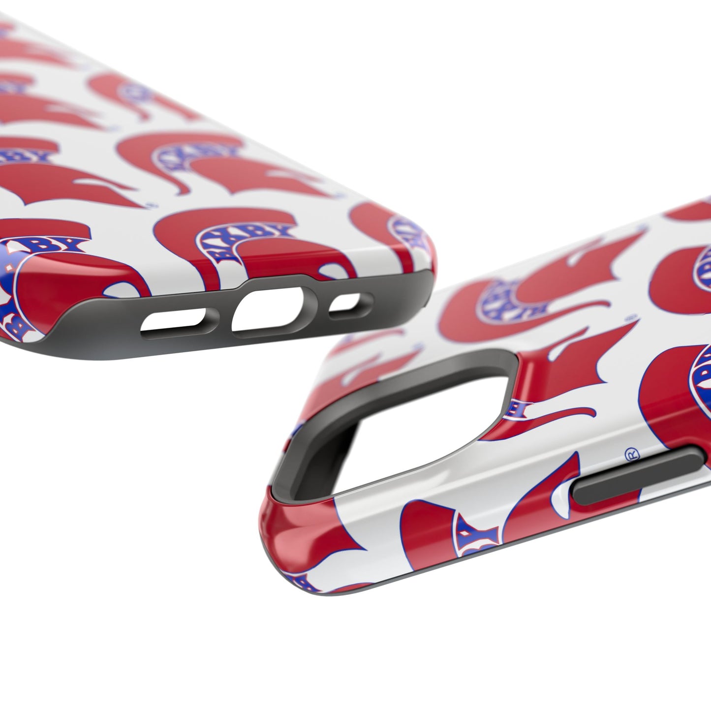 Bixby Spartan Red Logo Impact Resistant iPhone Case