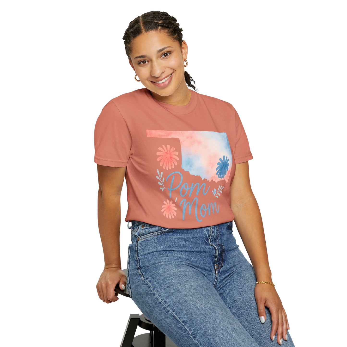 Pom Mom Bixby OK Watercolor Comfort Colors Tee