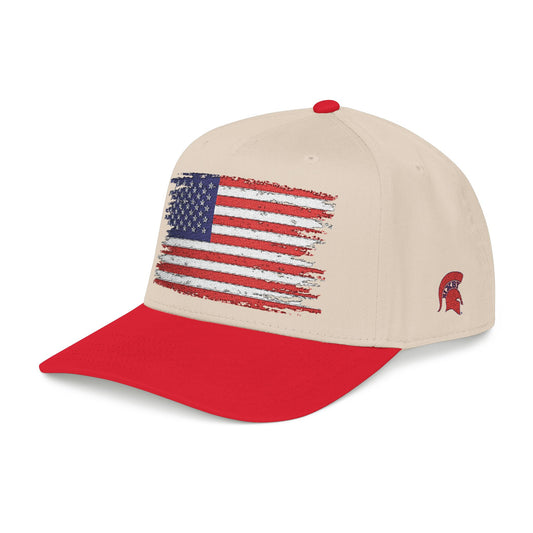 Bixby Spartans American Flag Spartan Cap
