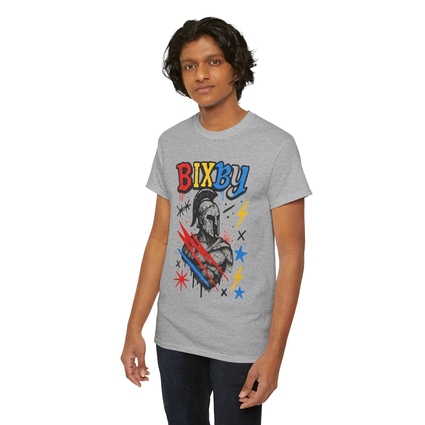 Bixby Spartan Graffiti Chaos Gildan Tee
