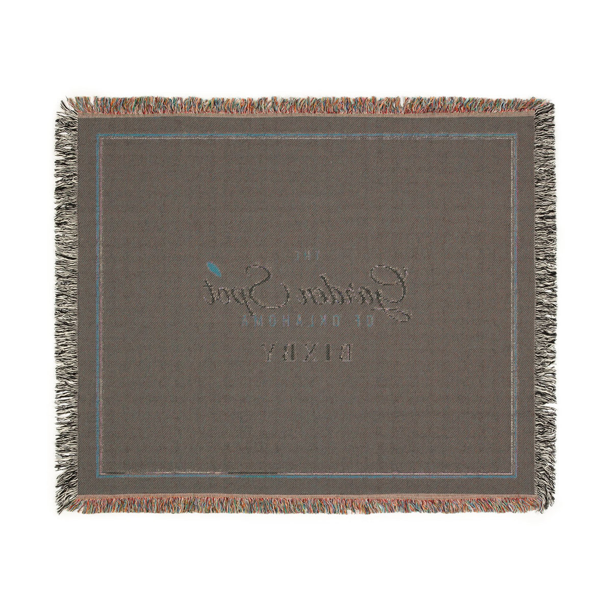 Garden Spot of Oklahoma Woven Throw Blanket