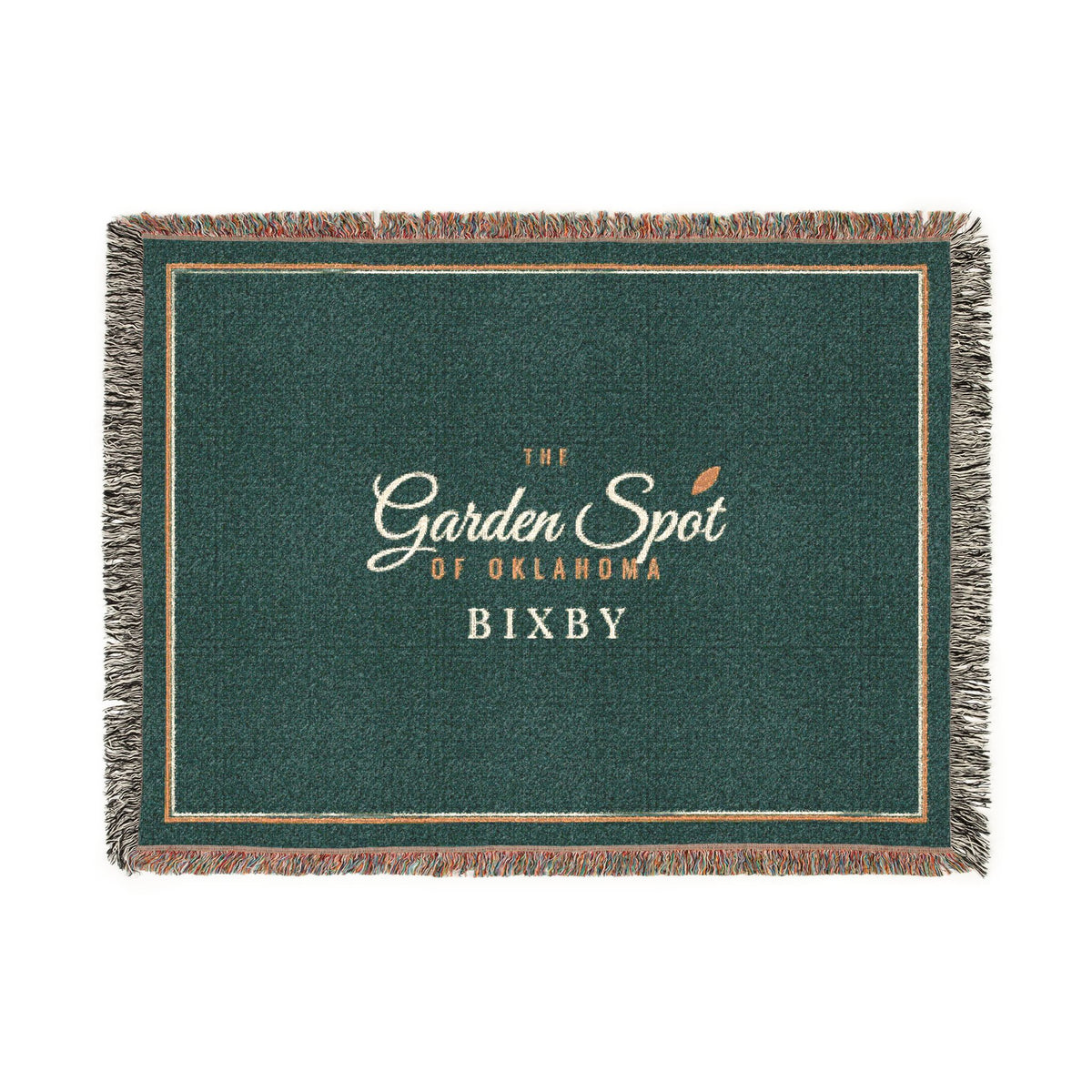 Garden Spot of Oklahoma Woven Throw Blanket