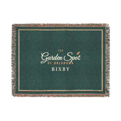 Garden Spot of Oklahoma Woven Throw Blanket