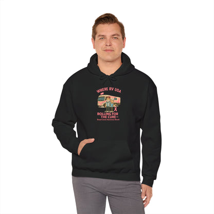 Where RV USA Breast Cancer Awareness Gildan Hoodie