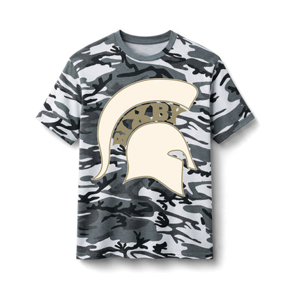 Bixby Spartans Camo Spartan Helmet Tee