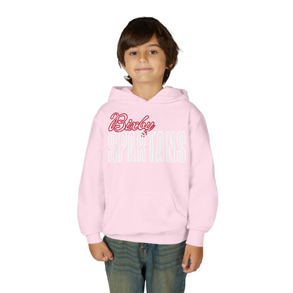Bixby Spartans Cursive Gildan Hoodie