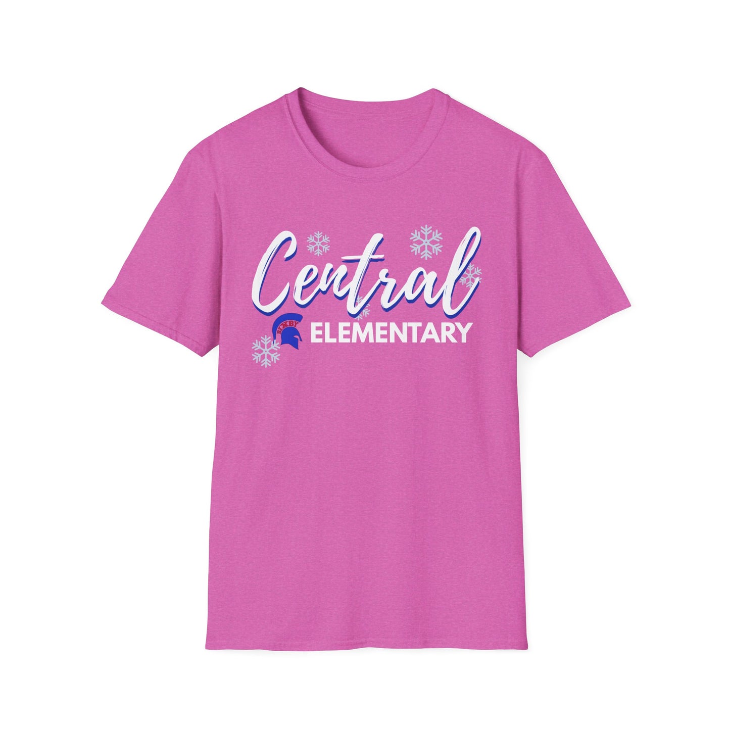 Bixby Spartan Central Elementary Snow Day Softstyle Tee